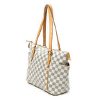 Shoulder Bag Totally PM Ivory Damier Azur