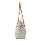 Shoulder Bag Totally PM Ivory Damier Azur