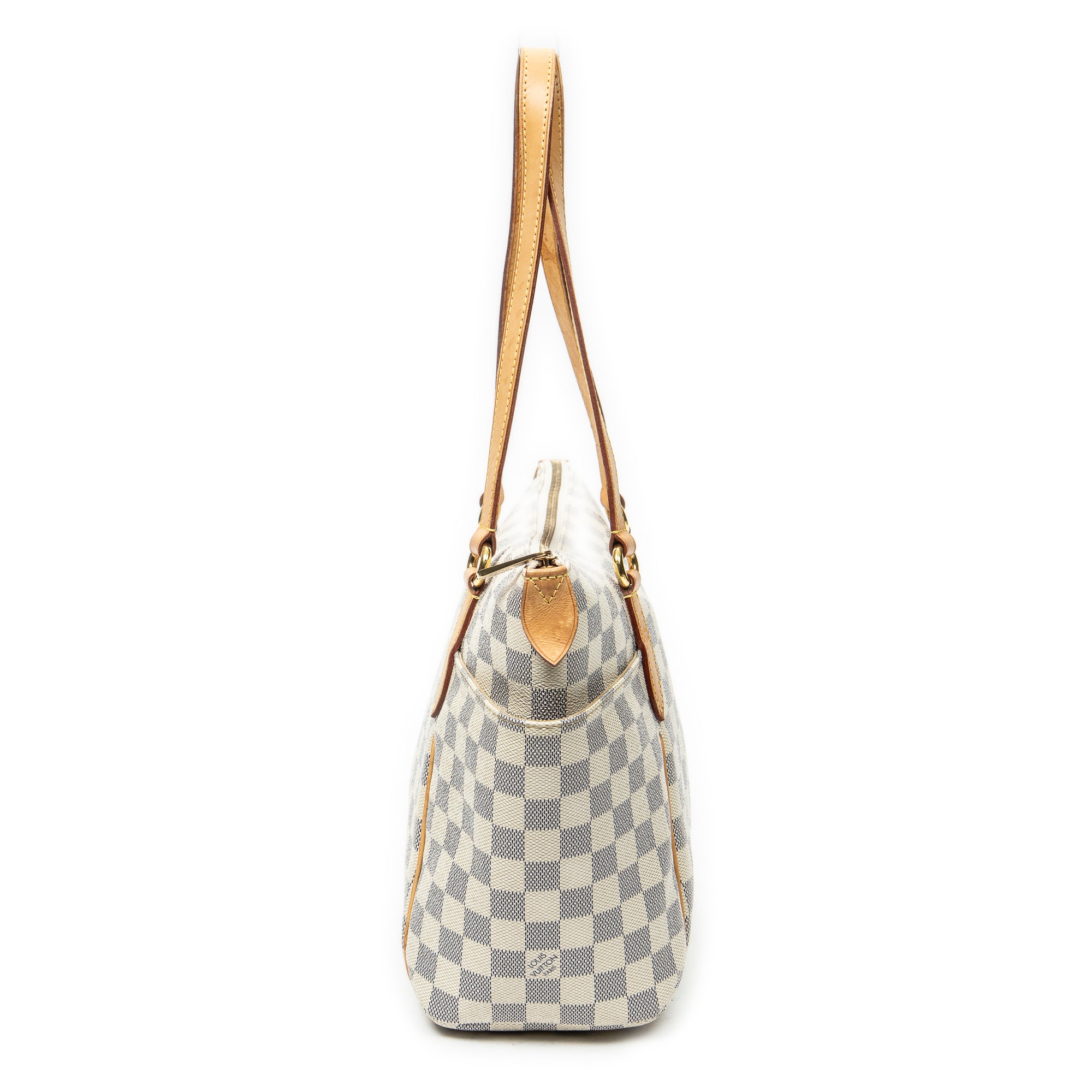 Shoulder Bag Totally PM Ivory Damier Azur