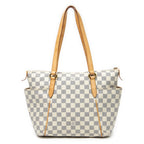 Shoulder Bag Totally PM Ivory Damier Azur