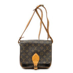 Shoulder Bag Cartouchiere MM Brown Monogram Canvas