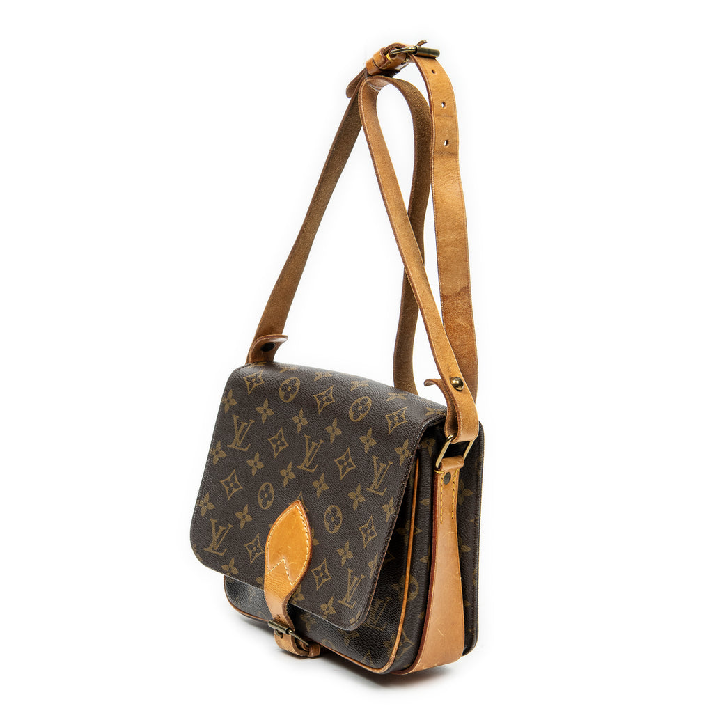 Shoulder Bag Cartouchiere MM Brown Monogram Canvas