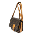 Shoulder Bag Cartouchiere MM Brown Monogram Canvas