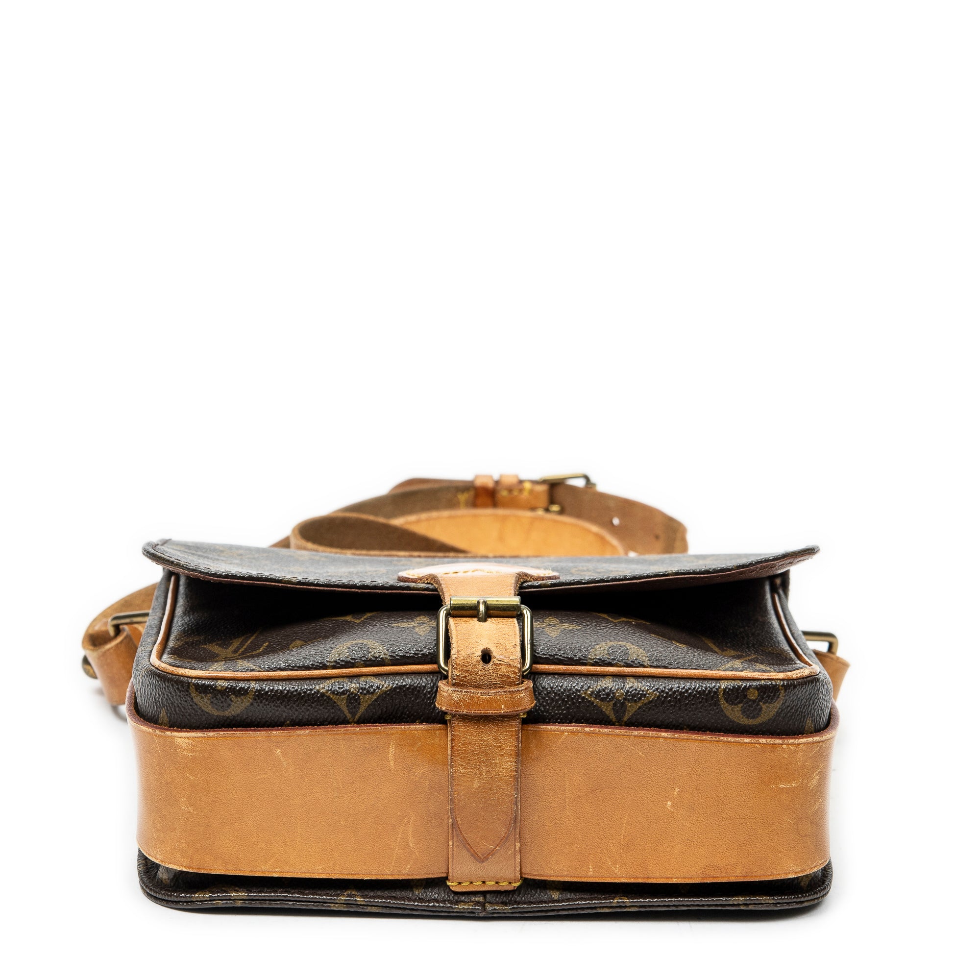 Shoulder Bag Cartouchiere MM Brown Monogram Canvas