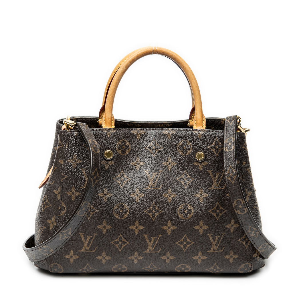 Shoulder Bag Montaigne BB Brown Monogram Canvas
