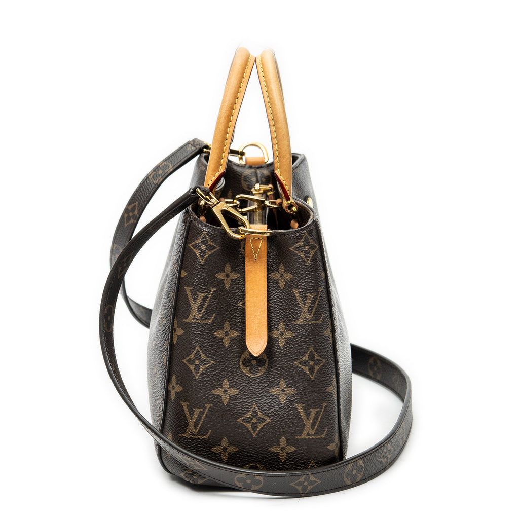 Shoulder Bag Montaigne BB Brown Monogram Canvas