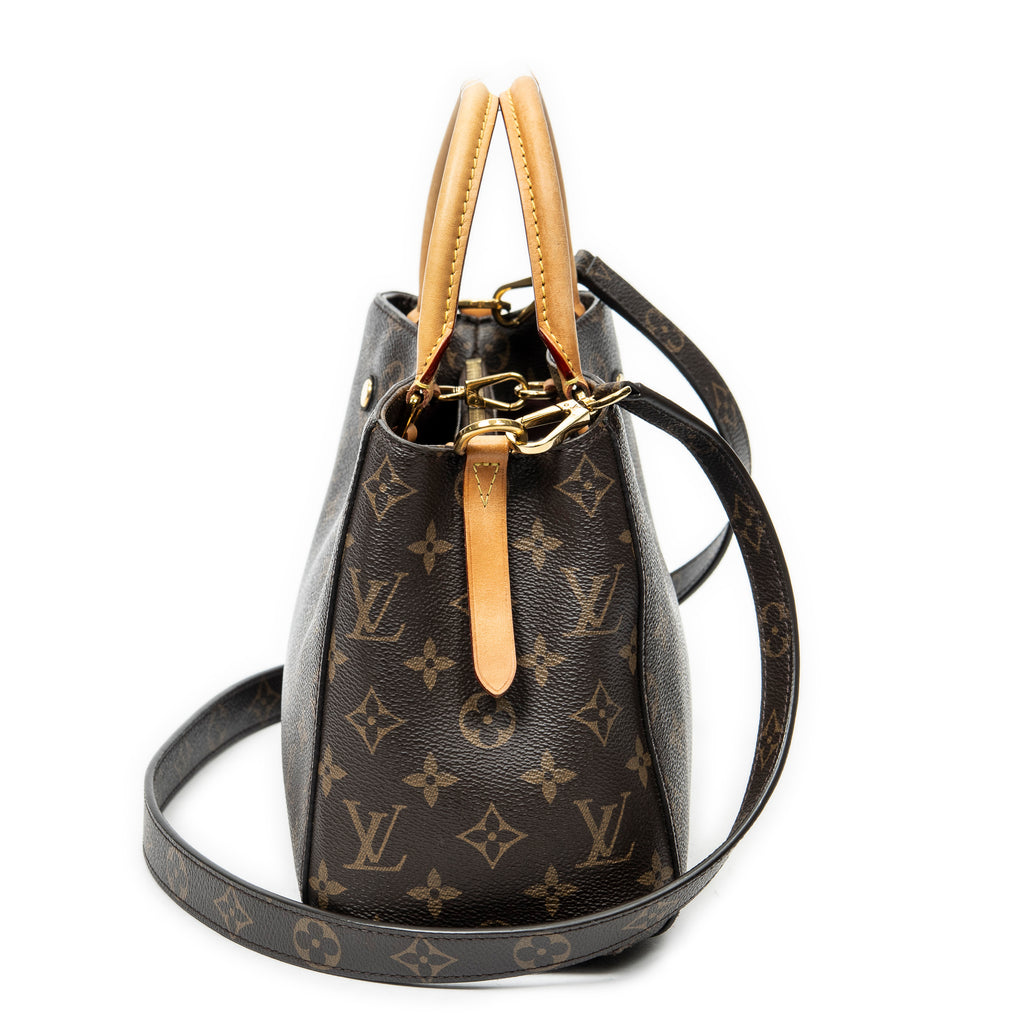 Shoulder Bag Montaigne BB Brown Monogram Canvas