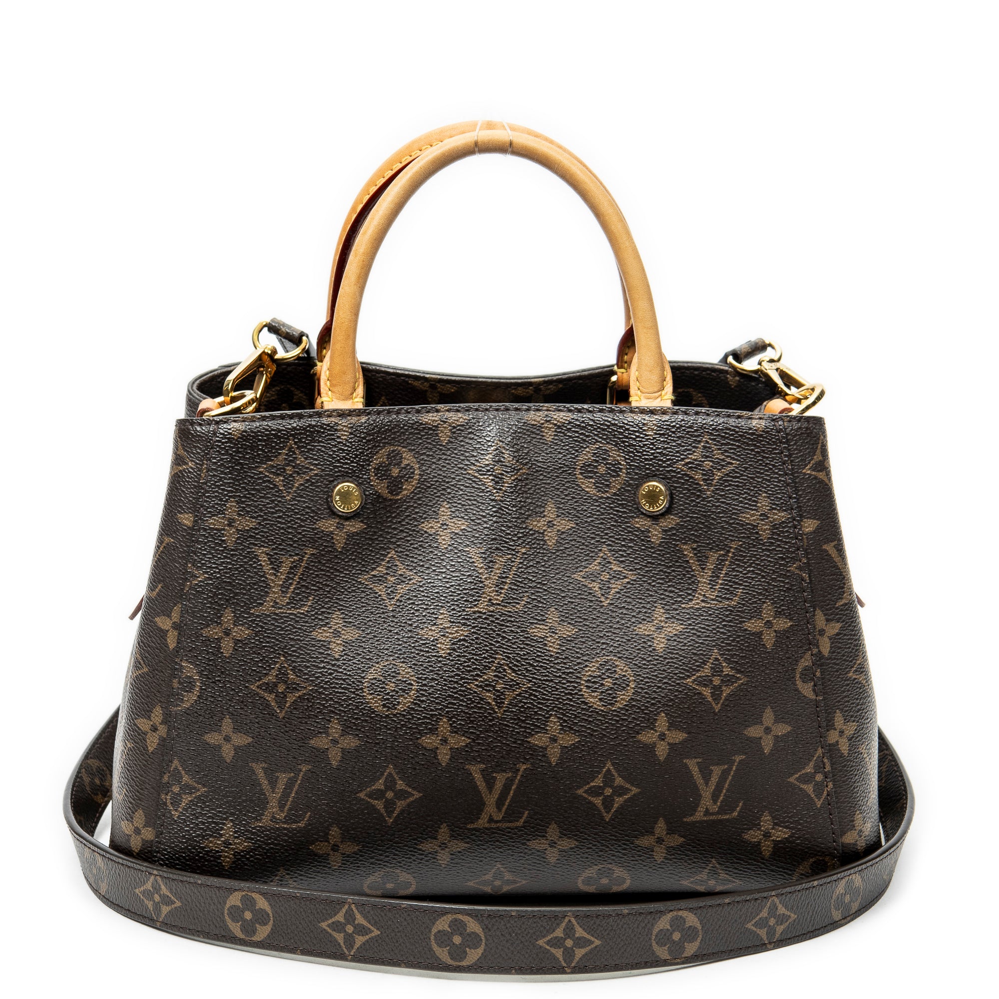 Shoulder Bag Montaigne BB Brown Monogram Canvas