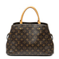 Shoulder Bag Montaigne MM Brown Monogram Canvas