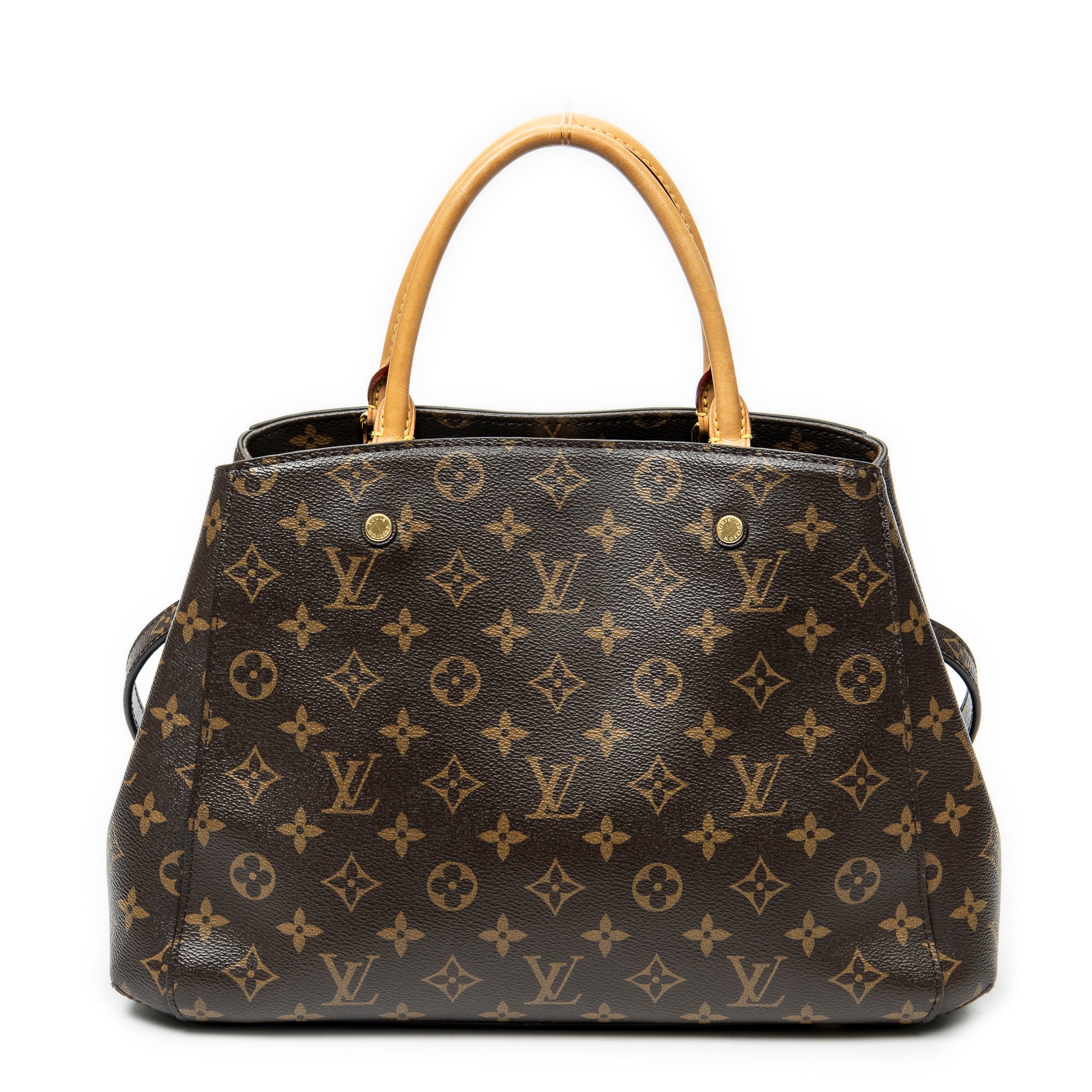 Shoulder Bag Montaigne MM Brown Monogram Canvas