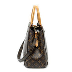 Shoulder Bag Montaigne MM Brown Monogram Canvas