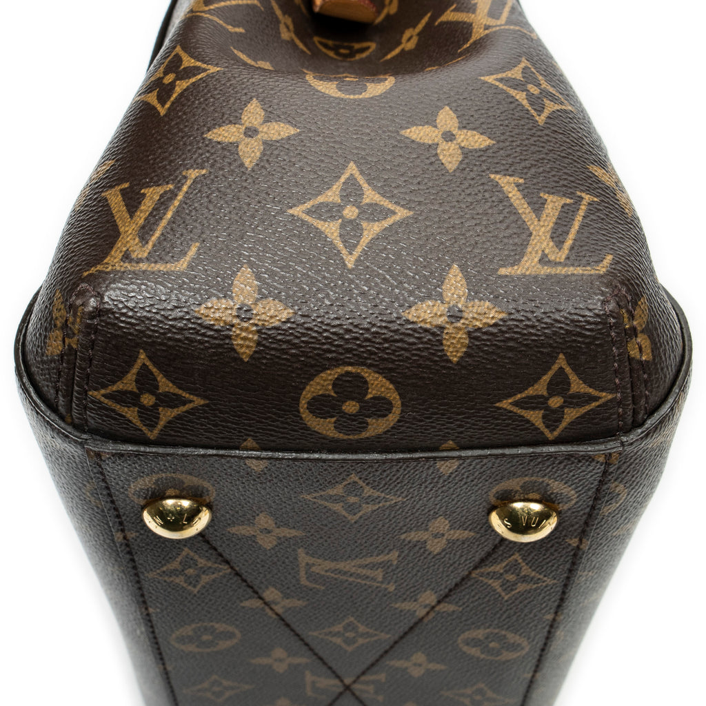 Shoulder Bag Montaigne MM Brown Monogram Canvas