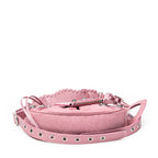 Shoulder Bag Le Cagole XS Pink Glitter Canvas