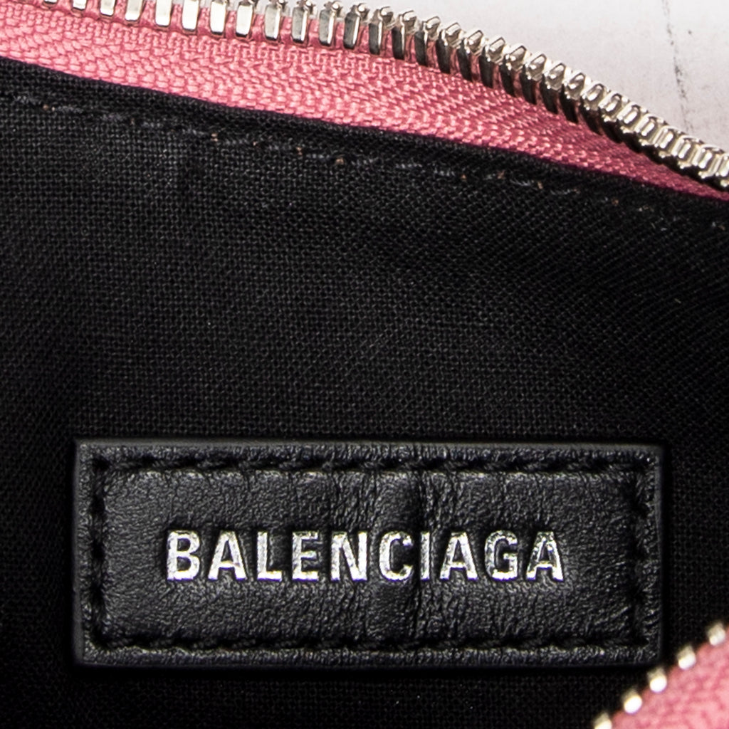 Shoulder Bag Le Cagole XS Pink Glitter Canvas