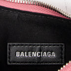 Shoulder Bag Le Cagole XS Pink Glitter Canvas