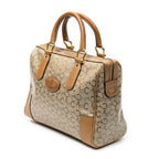 Handbag Vintage Boston Beige C Macadam Coated Canvas