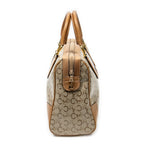 Handbag Vintage Boston Beige C Macadam Coated Canvas