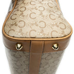 Handbag Vintage Boston Beige C Macadam Coated Canvas
