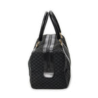Handbag Vintage Boston Black Macadam Canvas