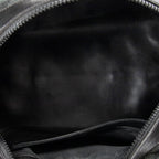 Handbag Vintage Boston Black Macadam Canvas