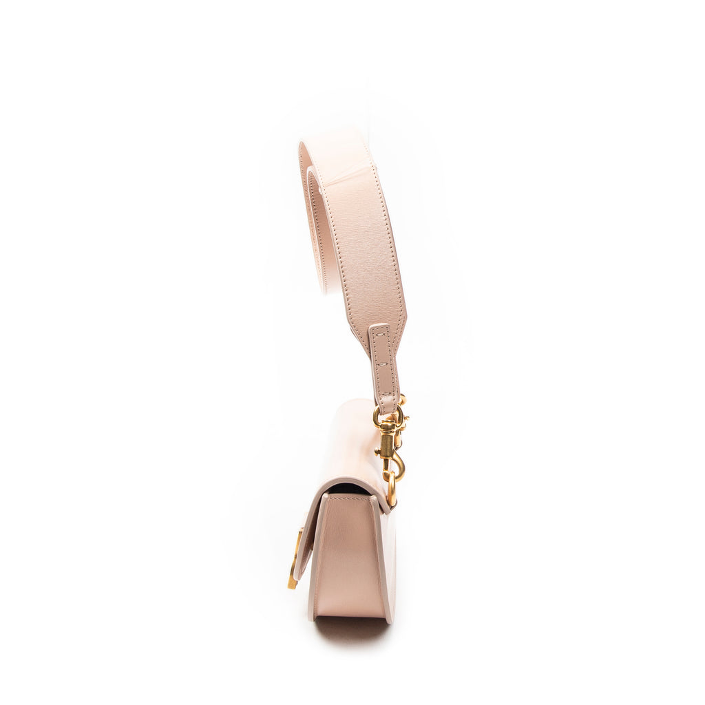 Shoulder Bag Marcie Mini Flap Bag Light Pink Smooth Calfskin Leather