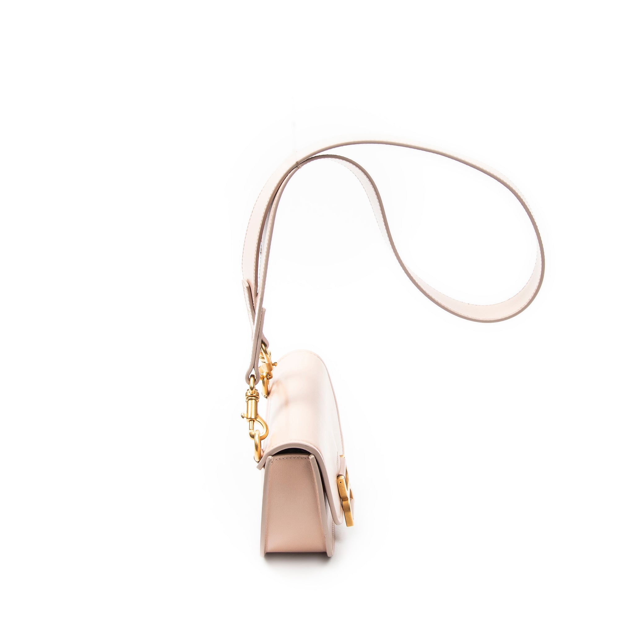 Shoulder Bag Marcie Mini Flap Bag Light Pink Smooth Calfskin Leather