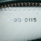 Shoulder Bag Medium Tricolor Lady Dior Zip Green Cannage Lambskin Leather