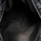 Shoulder Bag Medium Belt Tote Black Zucca Nylon Canvas