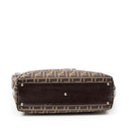 Handbag Large Zucca Shopping Tote Tan Zucca Canvas