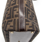 Handbag Large Zucca Shopping Tote Tan Zucca Canvas