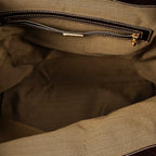 Handbag Large Zucca Shopping Tote Tan Zucca Canvas