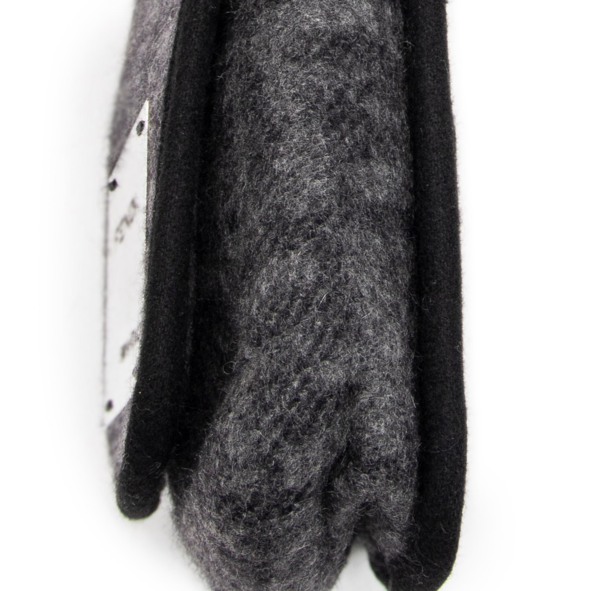 Shoulder Bag Mini FF Flap Crossbody Dark Grey Zucca Wool Canvas