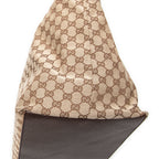 Shoulder Bag Large Web Shopping Tote Beige Monogrammed Canvas
