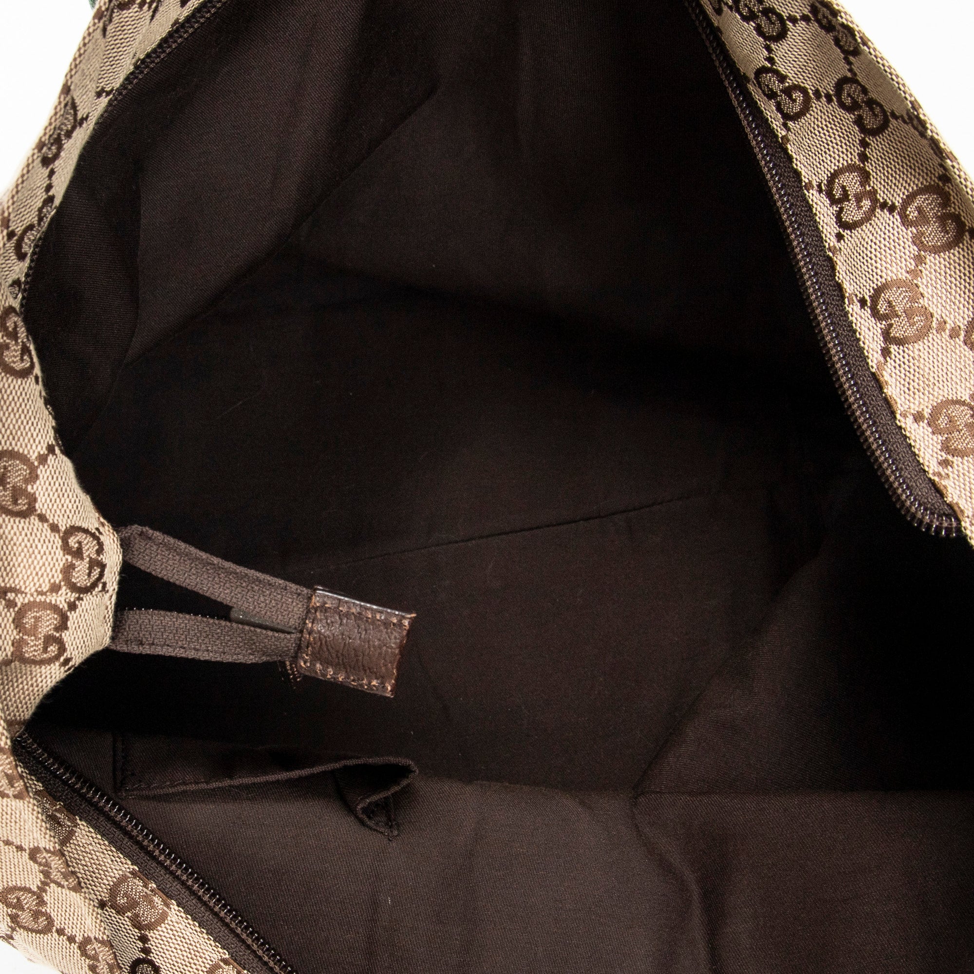 Shoulder Bag Large Web Shopping Tote Beige Monogrammed Canvas