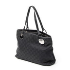 Shoulder Bag Small Eclipse Tote Black Monogrammed Canvas