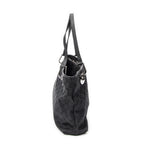 Shoulder Bag Small Eclipse Tote Black Monogrammed Canvas