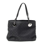 Shoulder Bag Small Eclipse Tote Black Monogrammed Canvas