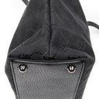 Shoulder Bag Small Eclipse Tote Black Monogrammed Canvas