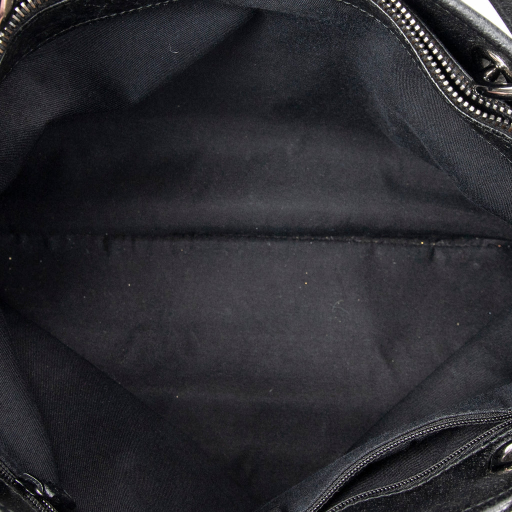 Shoulder Bag Small Eclipse Tote Black Monogrammed Canvas