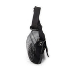 Shoulder Bag Web Rubber Medium Messenger Black Guccissima Leather