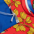 Hermès - Carré - Bleu/Rouge/Or