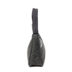 Bolso de hombro deportivo Hobo Bag lona de lana gris