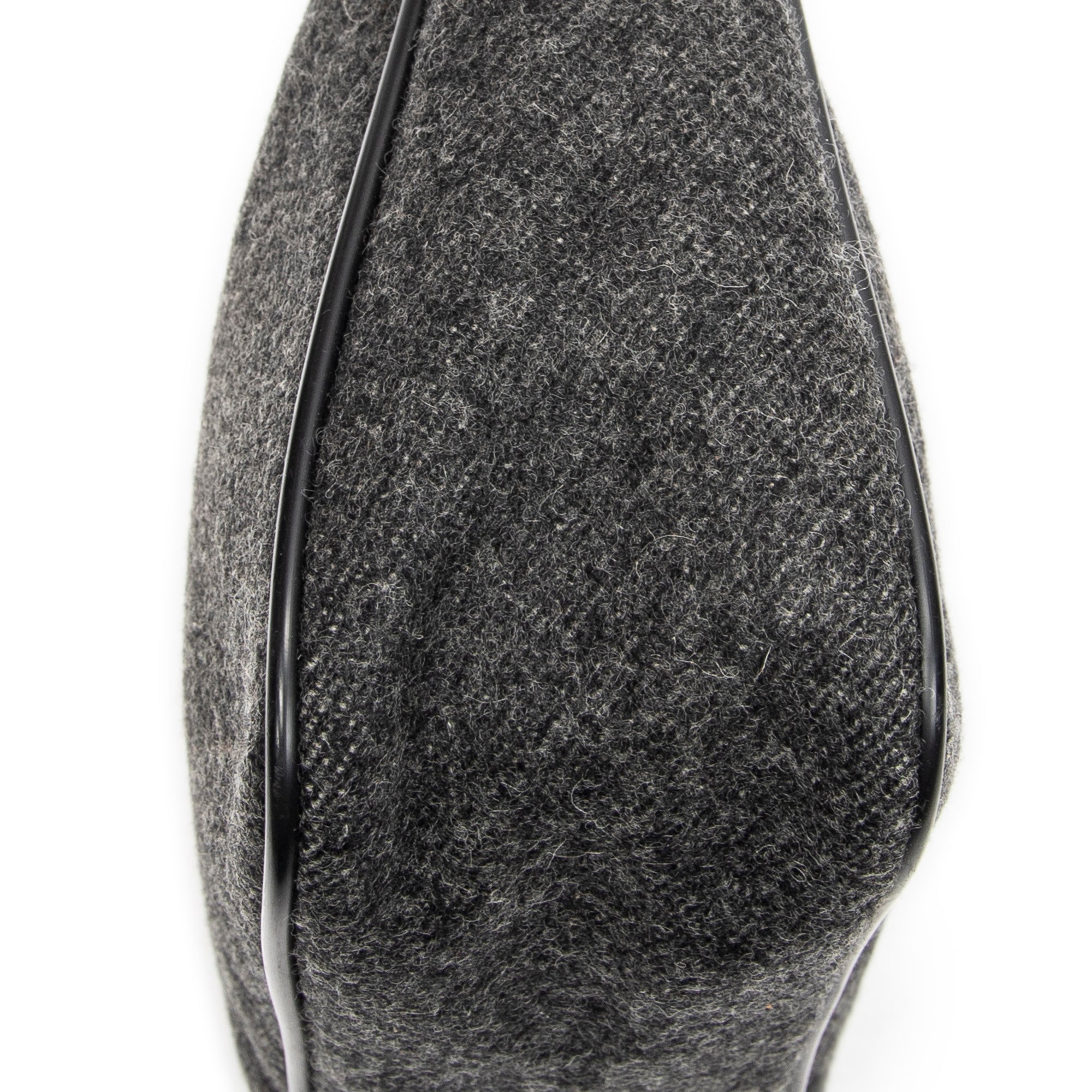 Bolso de hombro deportivo Hobo Bag lona de lana gris