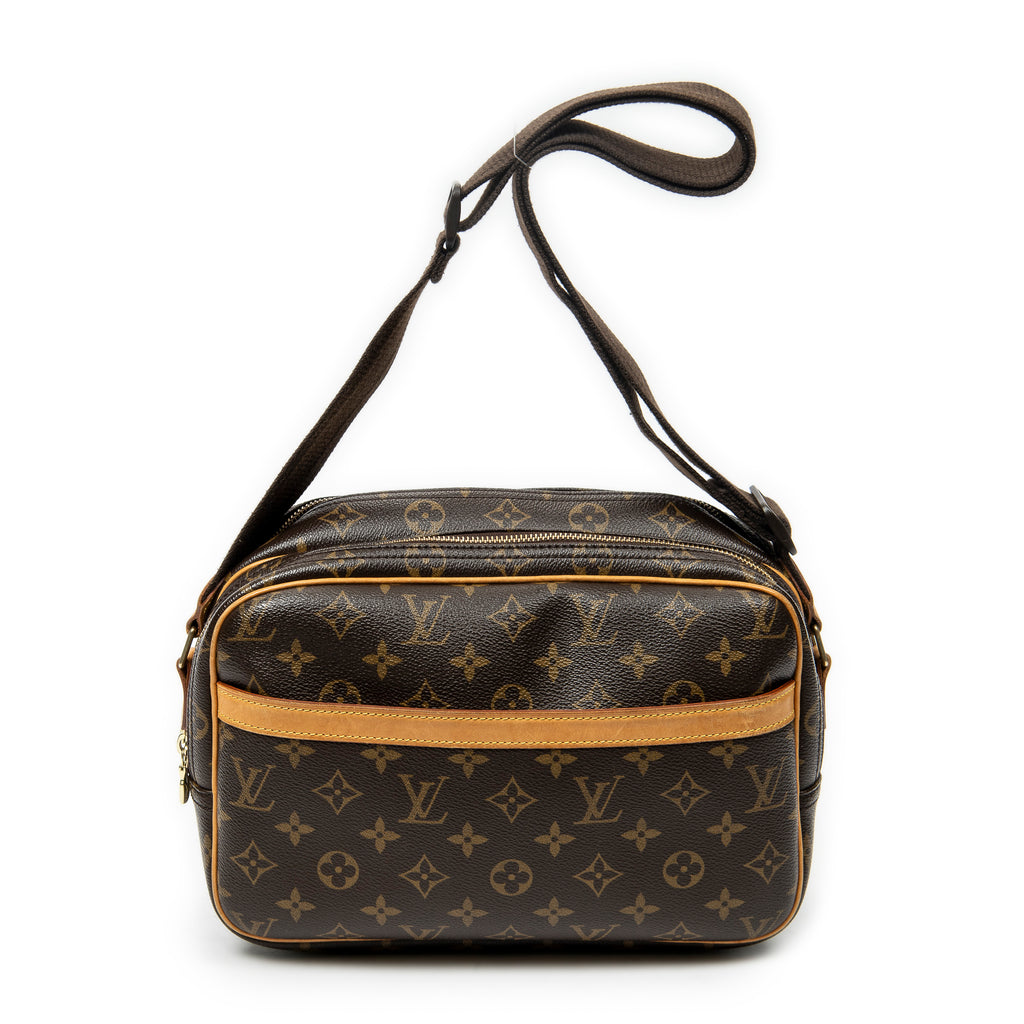 Shoulder Bag Reporter PM Brown Monogram Canvas