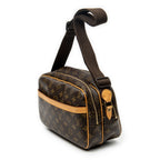 Shoulder Bag Reporter PM Brown Monogram Canvas