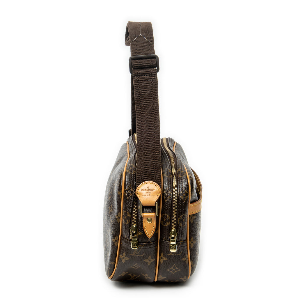 Shoulder Bag Reporter PM Brown Monogram Canvas