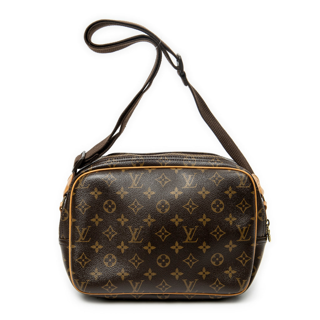 Shoulder Bag Reporter PM Brown Monogram Canvas