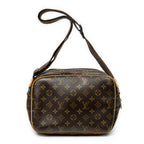Shoulder Bag Reporter PM Brown Monogram Canvas