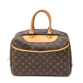 Handbag Deauville Brown Monogram Canvas