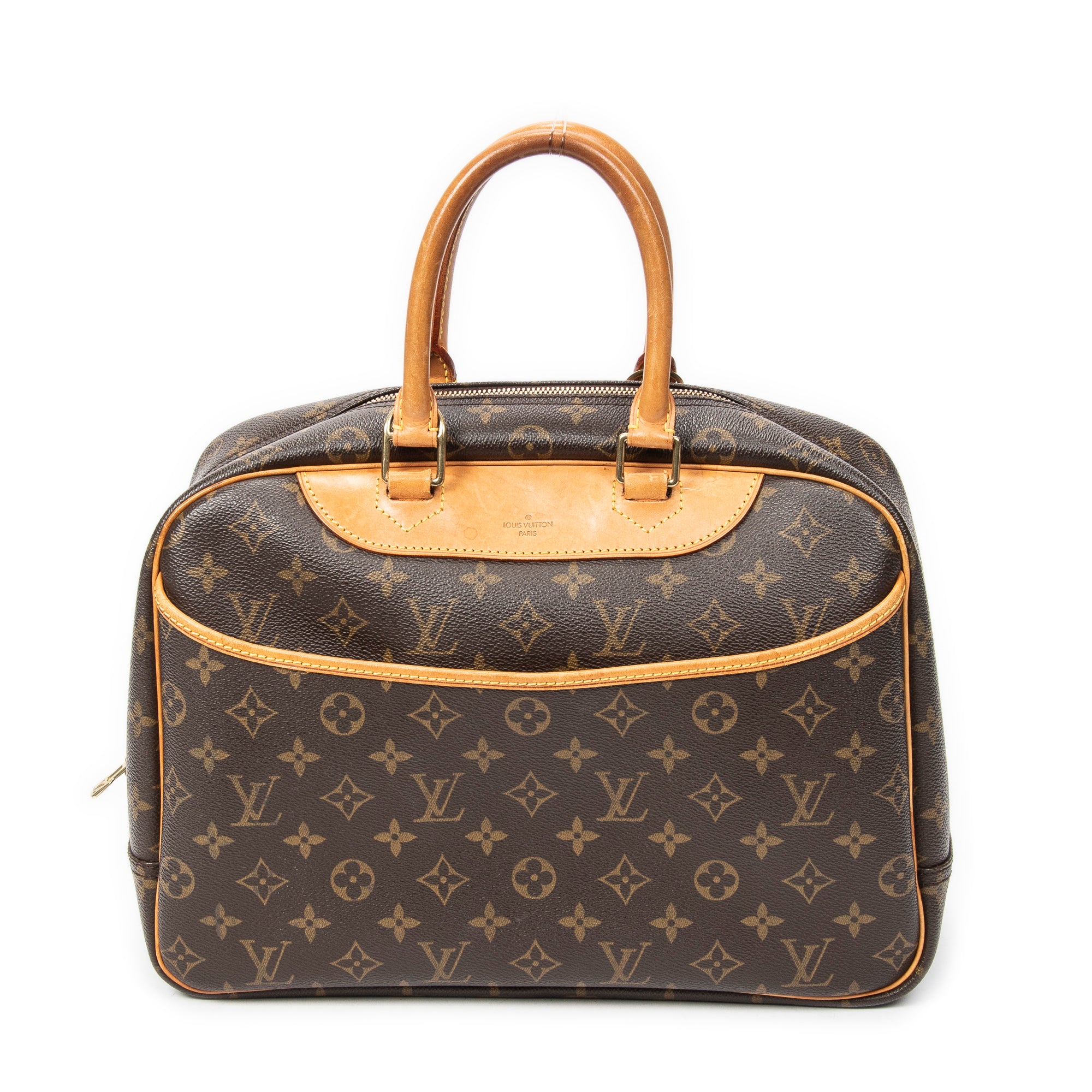 Handbag Deauville Brown Monogram Canvas